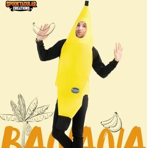 Adult Unisex Banana Costume Spooktacular Creations Med